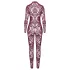 Noir Kink Royal - průsvitný catsuit - červená - M