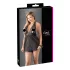 Cottelli Plus Size - babydoll s krajkou - černá - plus size - 2XL
