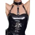 Black Level - dámské body s límečkem - černé - L