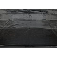 Lesklá pogumovaná plachta - černá (160 x 200cm)