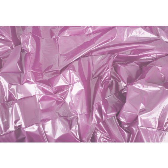 Fetish - lakované prostěradlo - světle růžové (200 x 230 cm)