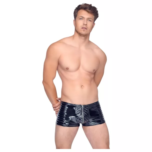 Black Level - pánské šortky na zip - černé - M