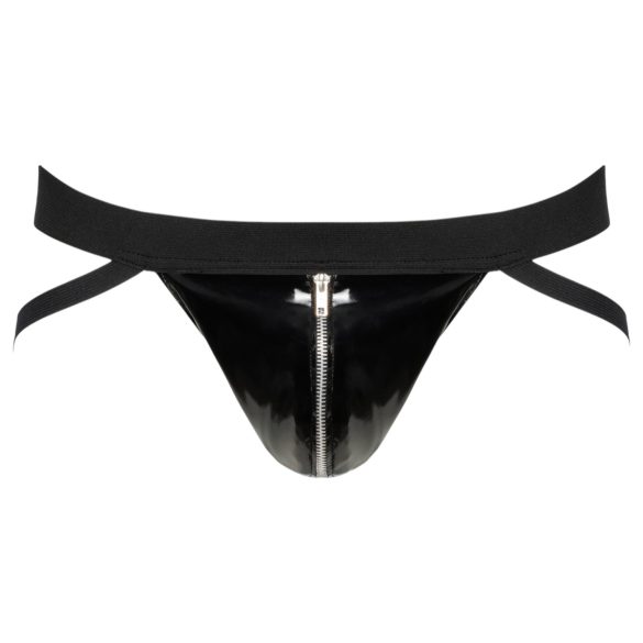 Black Level – zipový jockstrap (černý) - M