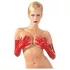 LATEX - unisex dlouhé rukavice - latex - červené