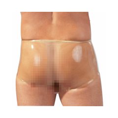 LATEX - boxerky s návlekem na penis (přírodní)