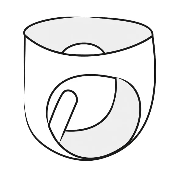Latex dámské kalhotky s poševním kondomem (černé)