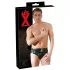 Latexové pánské spodní prádlo s vnitřním análním dildem ve tvaru penisu (černé) - XL