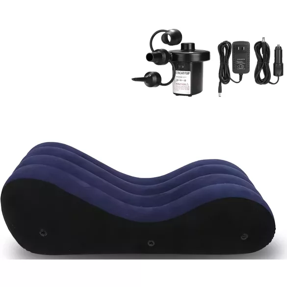 Magic Pillow - nafukovací sex pohovka - velká - modrá