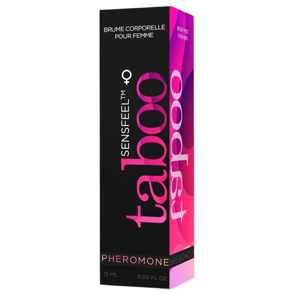 Taboo for Her - feromonový tělový sprej pro ženy - přírodní (15 ml)