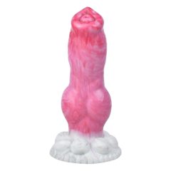 Animalorny Buldog - psí penis dildo - 17 cm (růžové)