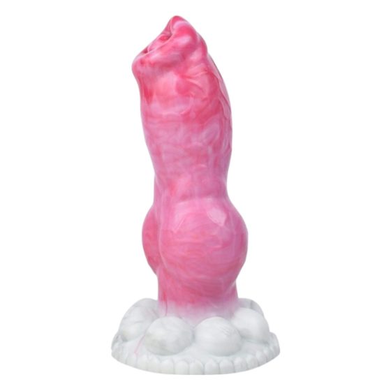 Animalorny Buldog - psí penis dildo - 17 cm (růžové)