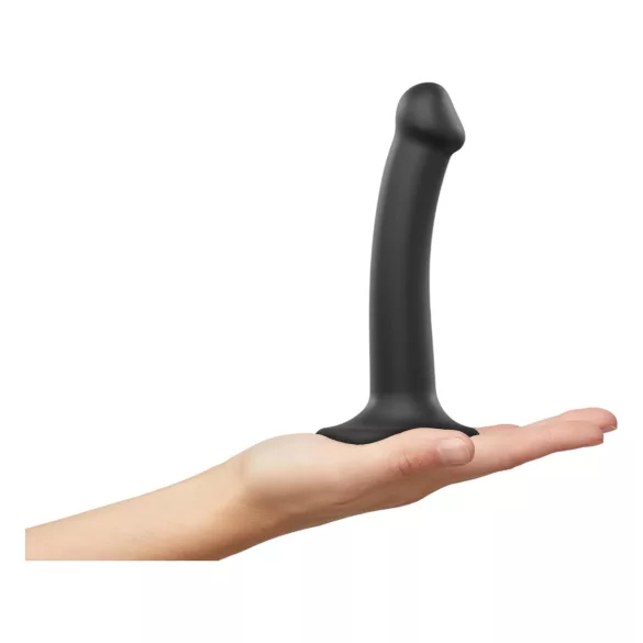 Strap-on-me Dual S - dvojité dildo - dvojitá vrstva - černé