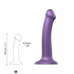 strap-on-me metallic shine dildo (Purple)