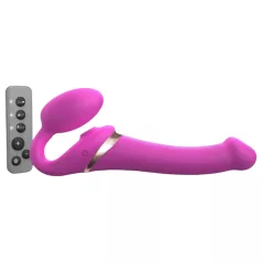   Strap-on-me M - připínací, vzduchovými vlnami stimulující vibrátor (růžový)