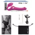 Strap-on-me M - připínací, vzduchovými vlnami stimulující vibrátor (růžový)