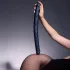 Strap-on-me - dvojité dildo - modrý metalický