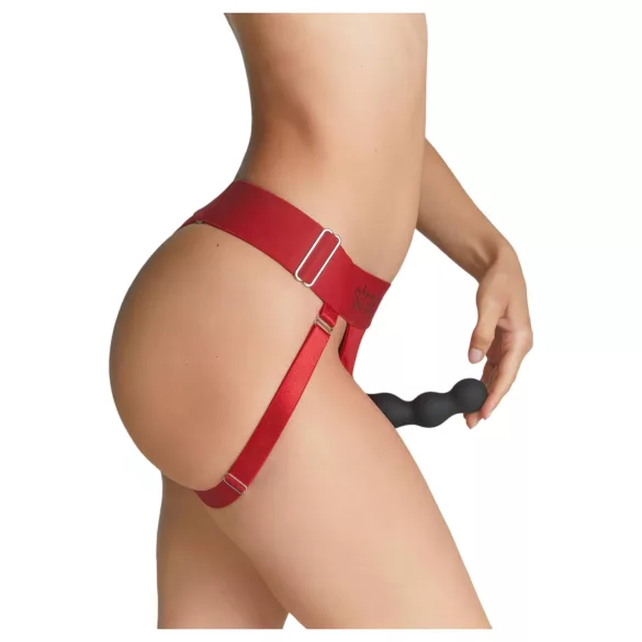 Strap-on-me - spodní popruh na připínací dildo - nastavitelný - červený