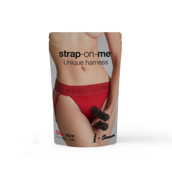 Strap-on-me - Spodní část pro připínací dildo - XS-XXL (červená)