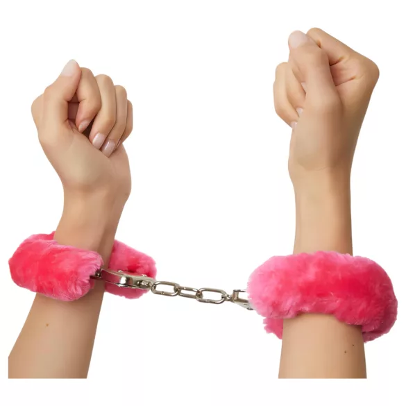 Love to Love Attach me - plyšová pouta (růžová)