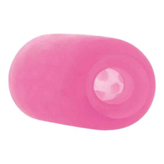 Love to Love Sexy Pills - tobolkový masturbátor - umělá vagína (růžový)