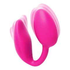   Love to Love Wonderlove - dobíjecí vibrátor na klitoris 2v1 s rádiem (růžový)