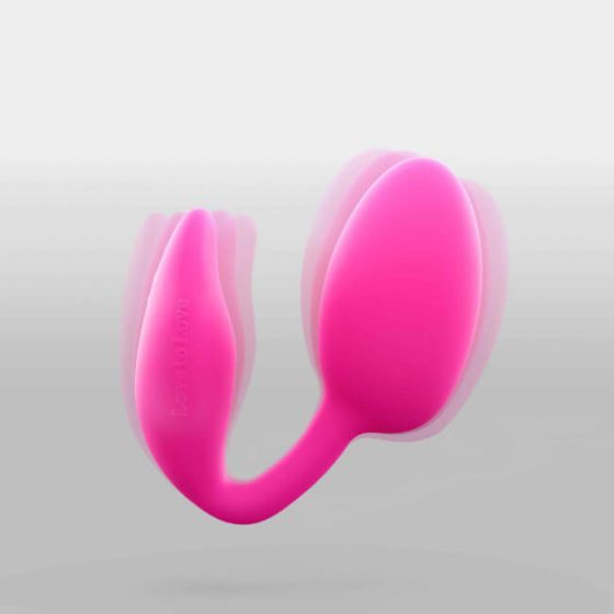 Love to Love Wonderlove - dobíjecí vibrátor na klitoris 2v1 s rádiem (růžový)