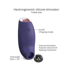   Love to Love Believer - vodotěsný stimulátor klitorisu na baterie (fialový)