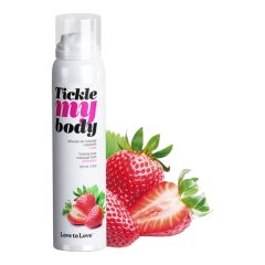 Tickle my body - masážní pěna - jahoda (150 ml)