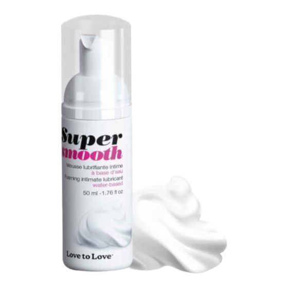 Love to Love Super Smooth - lubrikační pěna na vodní bázi (50 ml)
