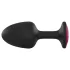 Dorcel Geisha Plug Ruby L - černý anální kolík s růžovým kamenem