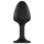 Dorcel Geisha Plug Diamond XL - černý anální kolík s bílými kamínky