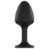 Dorcel Geisha Plug Diamond XL - černý anální kolík s bílými kamínky
