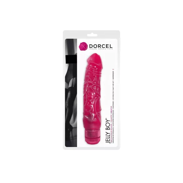 Dorcel Jelly Boy - realistický želé vibrátor (růžový)