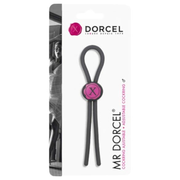 Dorcel Mr. Dorcel - nastavitelný erekční kroužek - silikon - šedá