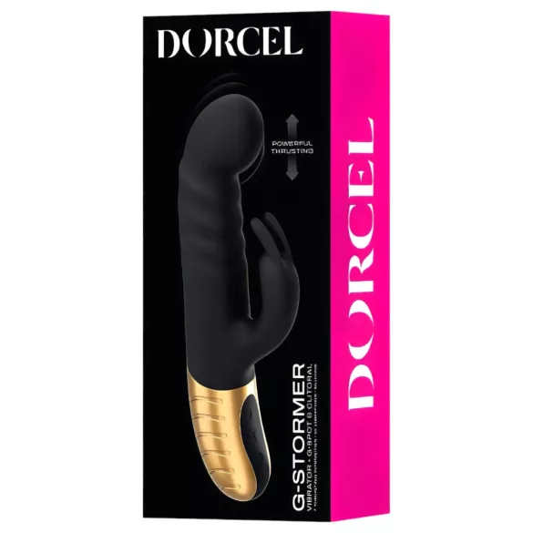 Dorcel G-stormer - dobíjecí vibrační stimulátor s klitorálním výběžkem (černý)