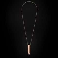   Dorcel - dobíjecí, vodotěsný vibrační náhrdelník (růžově zlatý)