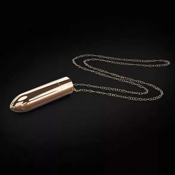 Dorcel - nabíjecí, vodotěsný vibrátor náhrdelník (rosegold)