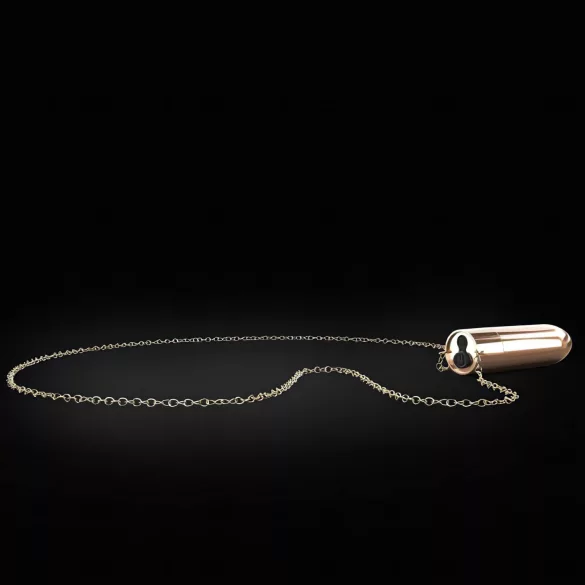 Dorcel - nabíjecí, vodotěsný vibrátor náhrdelník (rosegold)