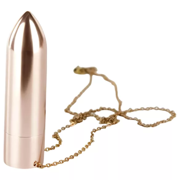 Dorcel - nabíjecí, vodotěsný vibrátor náhrdelník (rosegold)