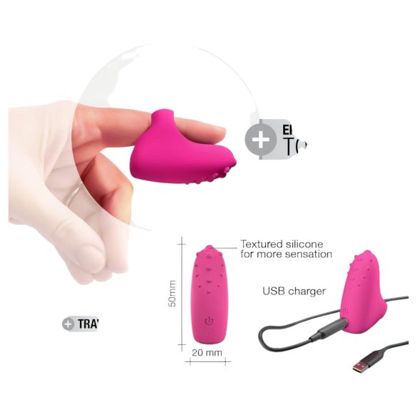 Dorcel Magic Finger - dobíjecí prstový vibrátor (růžový)