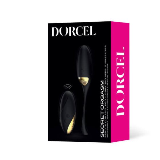 Dorcel Secret Orgasm - dobíjecí vibrační vajíčko řízené rádiem (černé)
