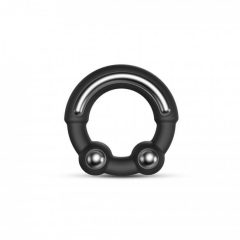 Dorcel Stronger Ring - kovový kroužek na penis (černý)