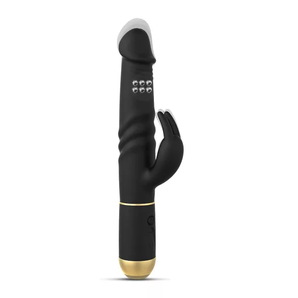 Dorcel - vibrátor s pohyblivým klitorálním stimulátorem - černý