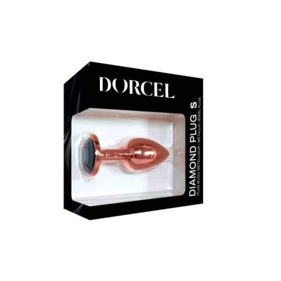 Dorcel Diamond Plug S - hliníkové anální dildo - malé (rosegold)