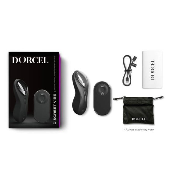 Dorcel Discreet Vibe + - bezdrátový radiový vibrátor na klitoris (černý)
