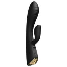   Dorcel Flexi Rabbit - hřejivý vibrátor s klitoriální zónou (černý)