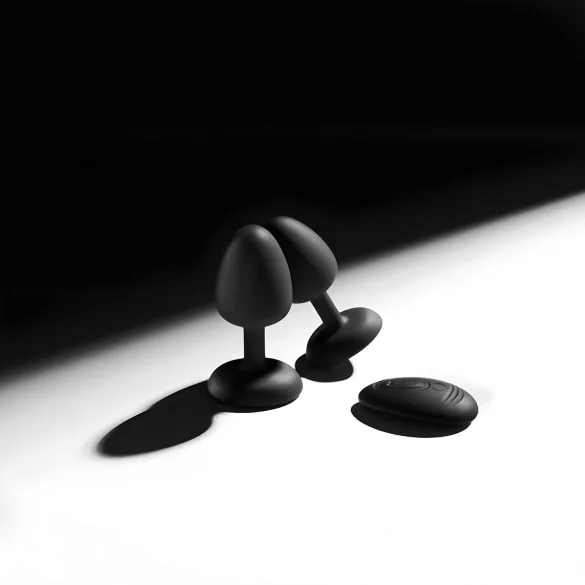 Dorcel - kuličkový, dálkový anální vibrátor M - (černý)