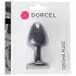 Dorcel Geisha Plug M - anální kolík s kuličky (černý)