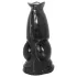 AnimHole Wolf - realistické dildo ve tvaru vlčího penisu - 21 cm - černé