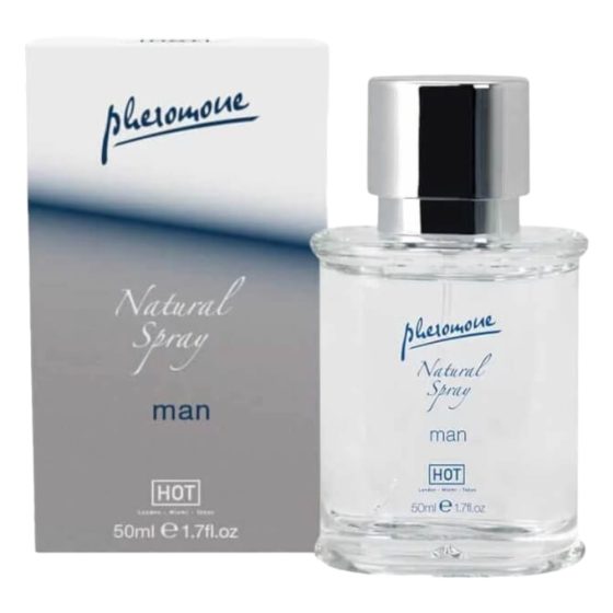 HOT Natural - tělový sprej pro muže s obsahem feromonu (50ml)